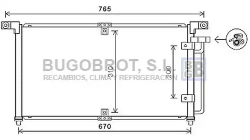 кондензатор, климатизация BUGOBROT 62-DW5113