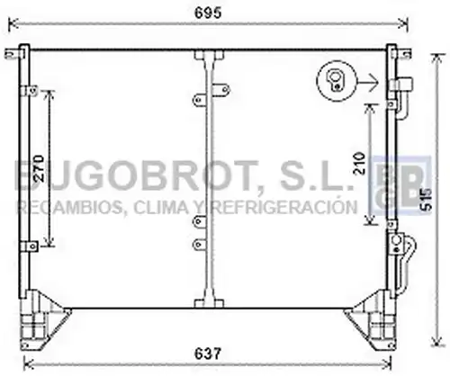 кондензатор, климатизация BUGOBROT 62-DW5116