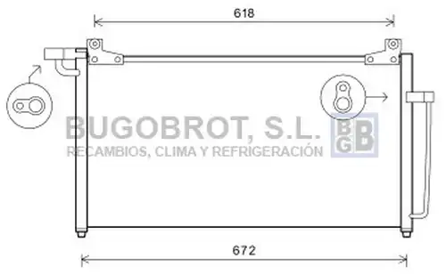 кондензатор, климатизация BUGOBROT 62-DW5126