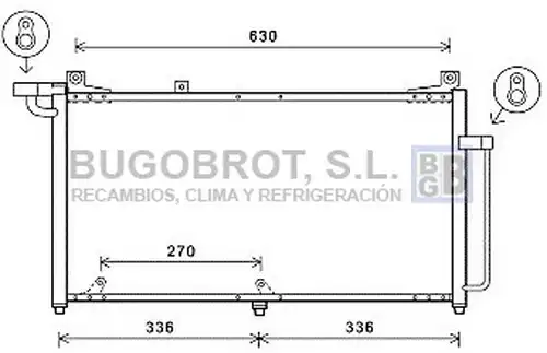 кондензатор, климатизация BUGOBROT 62-DW5128