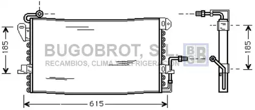 кондензатор, климатизация BUGOBROT 62-FD5175