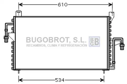 кондензатор, климатизация BUGOBROT 62-FD5186