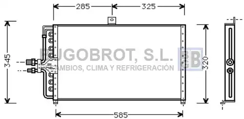 кондензатор, климатизация BUGOBROT 62-FD5234