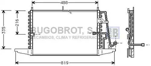 кондензатор, климатизация BUGOBROT 62-FD5239