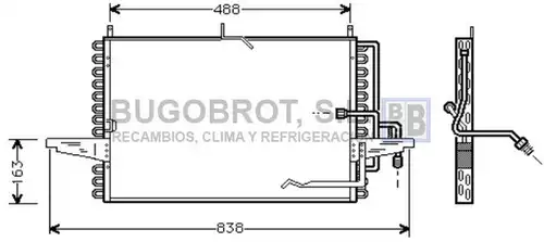 кондензатор, климатизация BUGOBROT 62-FD5253