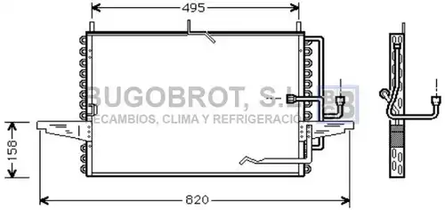 кондензатор, климатизация BUGOBROT 62-FD5255