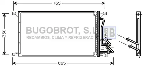 кондензатор, климатизация BUGOBROT 62-FD5304