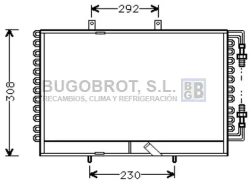 кондензатор, климатизация BUGOBROT 62-FT5146