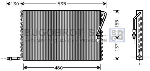 кондензатор, климатизация BUGOBROT 62-FT5195