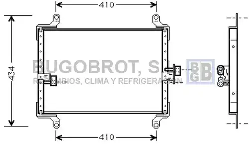 кондензатор, климатизация BUGOBROT 62-FT5206