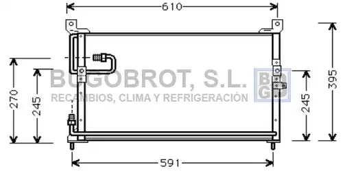 кондензатор, климатизация BUGOBROT 62-HD5097