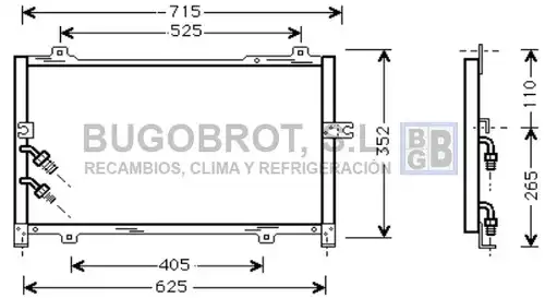 кондензатор, климатизация BUGOBROT 62-HD5099