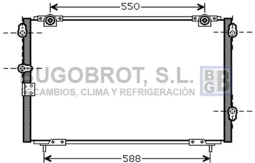 кондензатор, климатизация BUGOBROT 62-HD5221