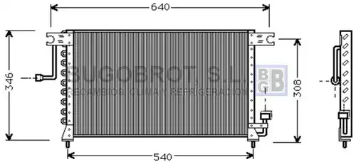 кондензатор, климатизация BUGOBROT 62-HY5036