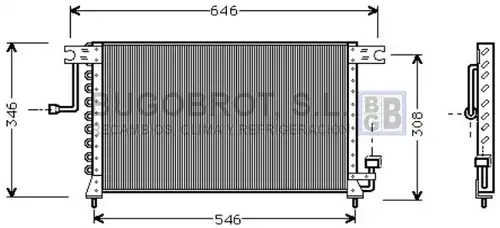 кондензатор, климатизация BUGOBROT 62-HY5037