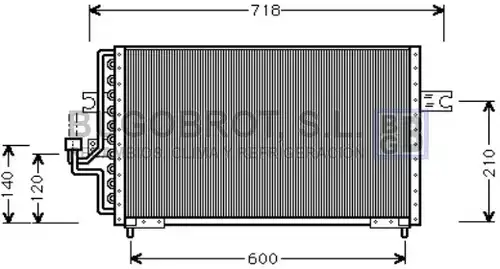 кондензатор, климатизация BUGOBROT 62-HY5042