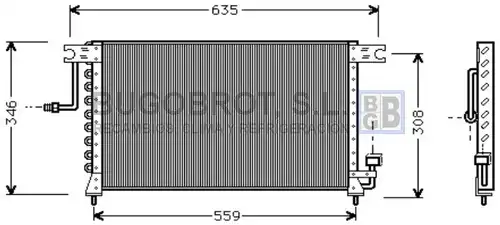 кондензатор, климатизация BUGOBROT 62-HY5046