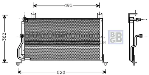 кондензатор, климатизация BUGOBROT 62-HY5060