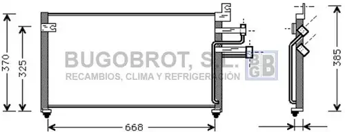 кондензатор, климатизация BUGOBROT 62-HY5070