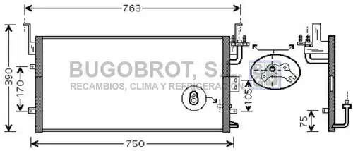 кондензатор, климатизация BUGOBROT 62-HY5135