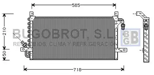 кондензатор, климатизация BUGOBROT 62-IS5019