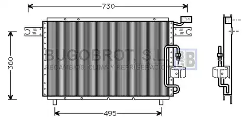 кондензатор, климатизация BUGOBROT 62-IS5021