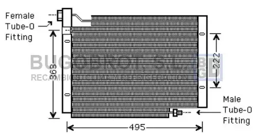 кондензатор, климатизация BUGOBROT 62-JE5004