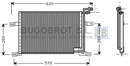 кондензатор, климатизация BUGOBROT 62-JE5010