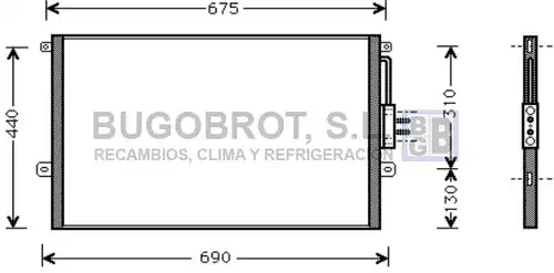 кондензатор, климатизация BUGOBROT 62-JE5018