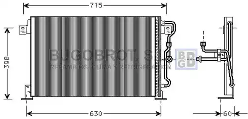 кондензатор, климатизация BUGOBROT 62-JE5019