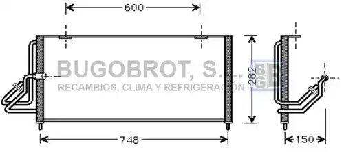 кондензатор, климатизация BUGOBROT 62-JE5026