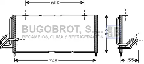 кондензатор, климатизация BUGOBROT 62-JE5028