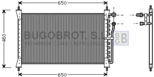 кондензатор, климатизация BUGOBROT 62-JR5012