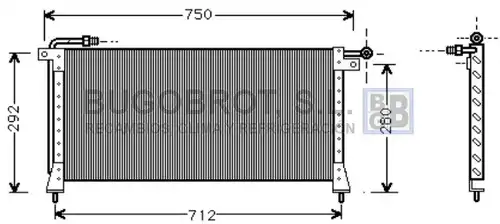 кондензатор, климатизация BUGOBROT 62-JR5016