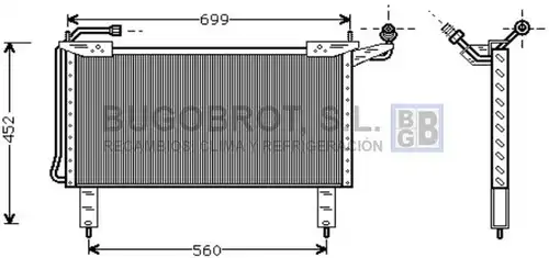 кондензатор, климатизация BUGOBROT 62-JR5017