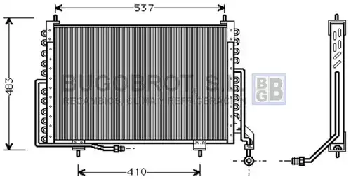 кондензатор, климатизация BUGOBROT 62-JR5018