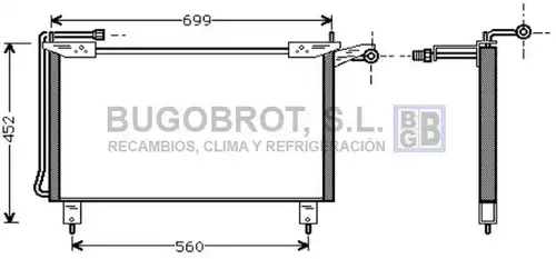 кондензатор, климатизация BUGOBROT 62-JR5019