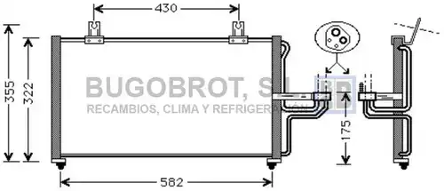 кондензатор, климатизация BUGOBROT 62-KA5005