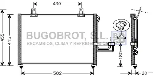 кондензатор, климатизация BUGOBROT 62-KA5026