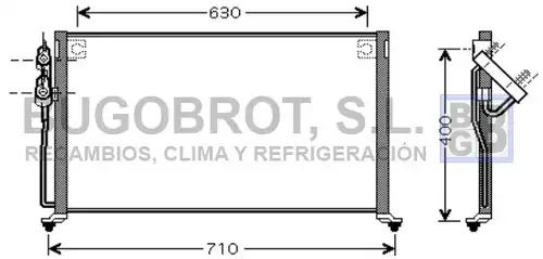 кондензатор, климатизация BUGOBROT 62-KA5060