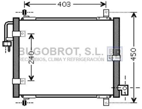 кондензатор, климатизация BUGOBROT 62-KA5101