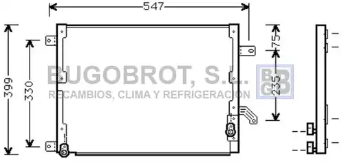 кондензатор, климатизация BUGOBROT 62-LC5068