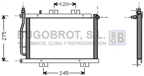 кондензатор, климатизация BUGOBROT 62-MT5108