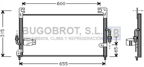 кондензатор, климатизация BUGOBROT 62-MT5118