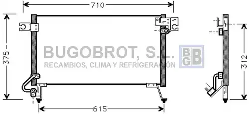 кондензатор, климатизация BUGOBROT 62-MT5144