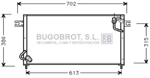 кондензатор, климатизация BUGOBROT 62-MT5145