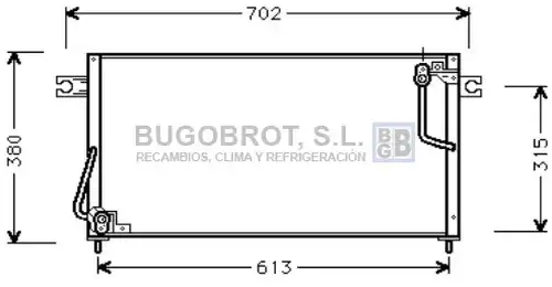 кондензатор, климатизация BUGOBROT 62-MT5146