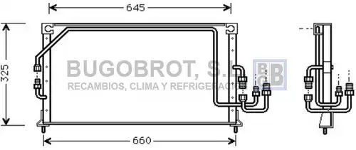 кондензатор, климатизация BUGOBROT 62-MT5149