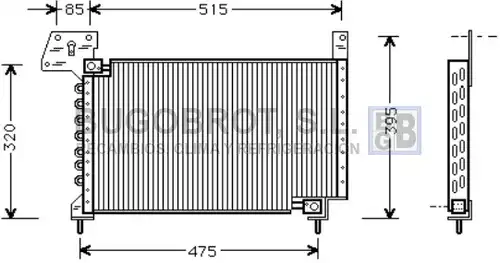 кондензатор, климатизация BUGOBROT 62-MZ5105