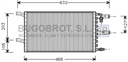 кондензатор, климатизация BUGOBROT 62-MZ5110